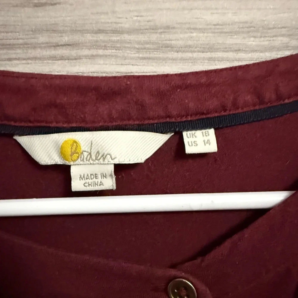 Boden Matilda Gathered Sleeve Top - Picture 6 of 6